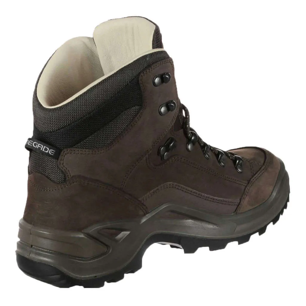 Chaussures de randonnée pour hommes Lowa Renegade LL Mid en cuir nubuck