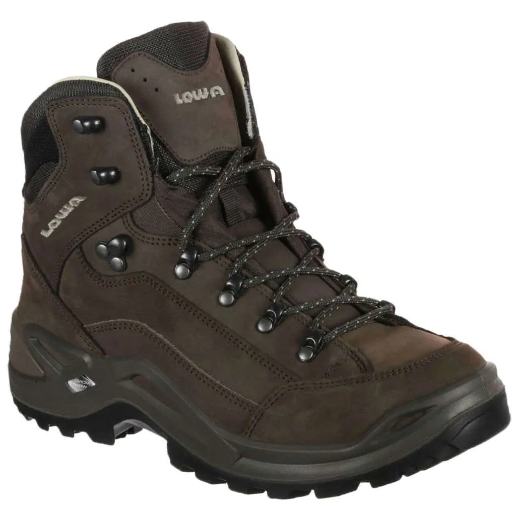 Chaussures de randonnée pour hommes Lowa Renegade LL Mid en cuir nubuck