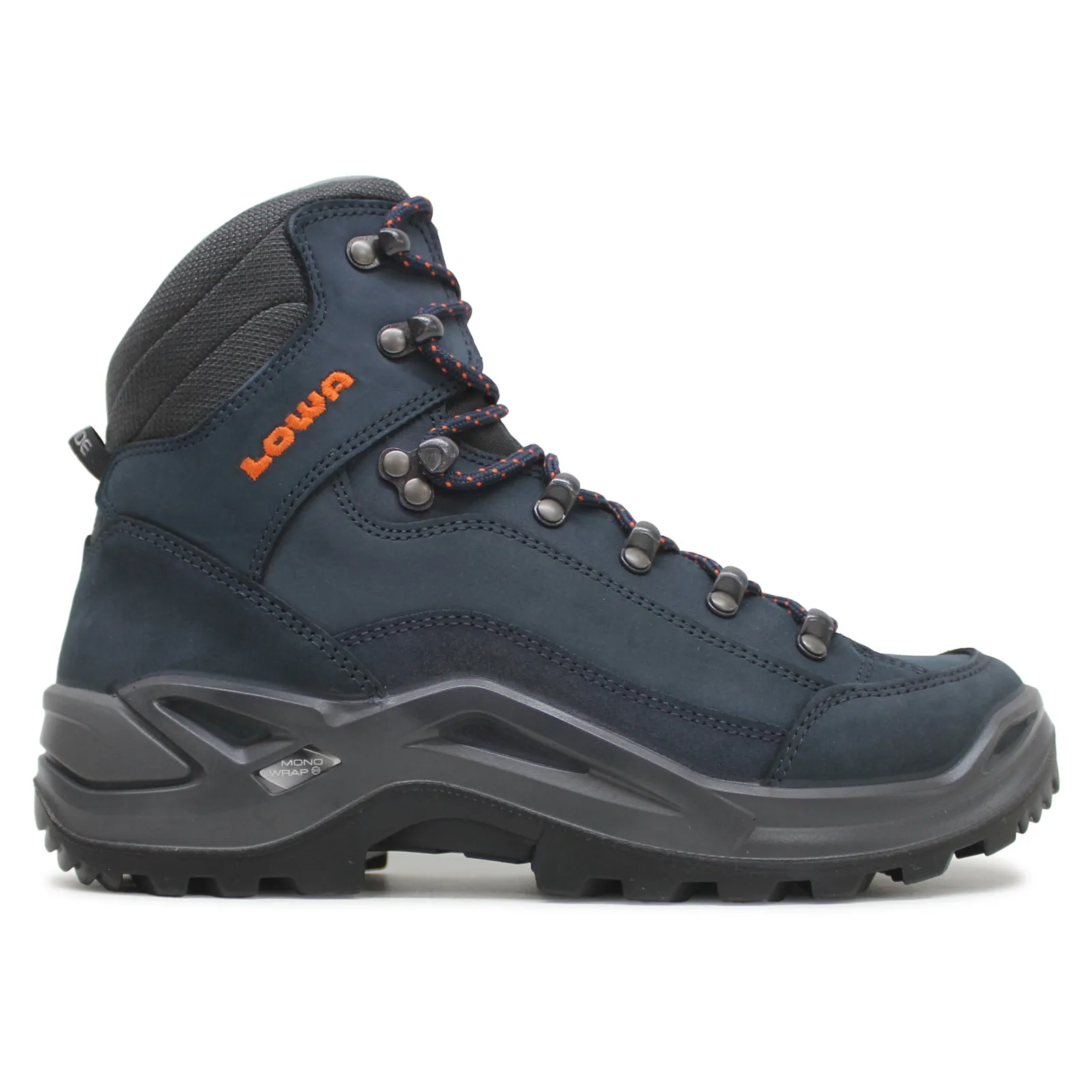 Chaussures de randonnée pour hommes Lowa Renegade LL Mid en cuir nubuck