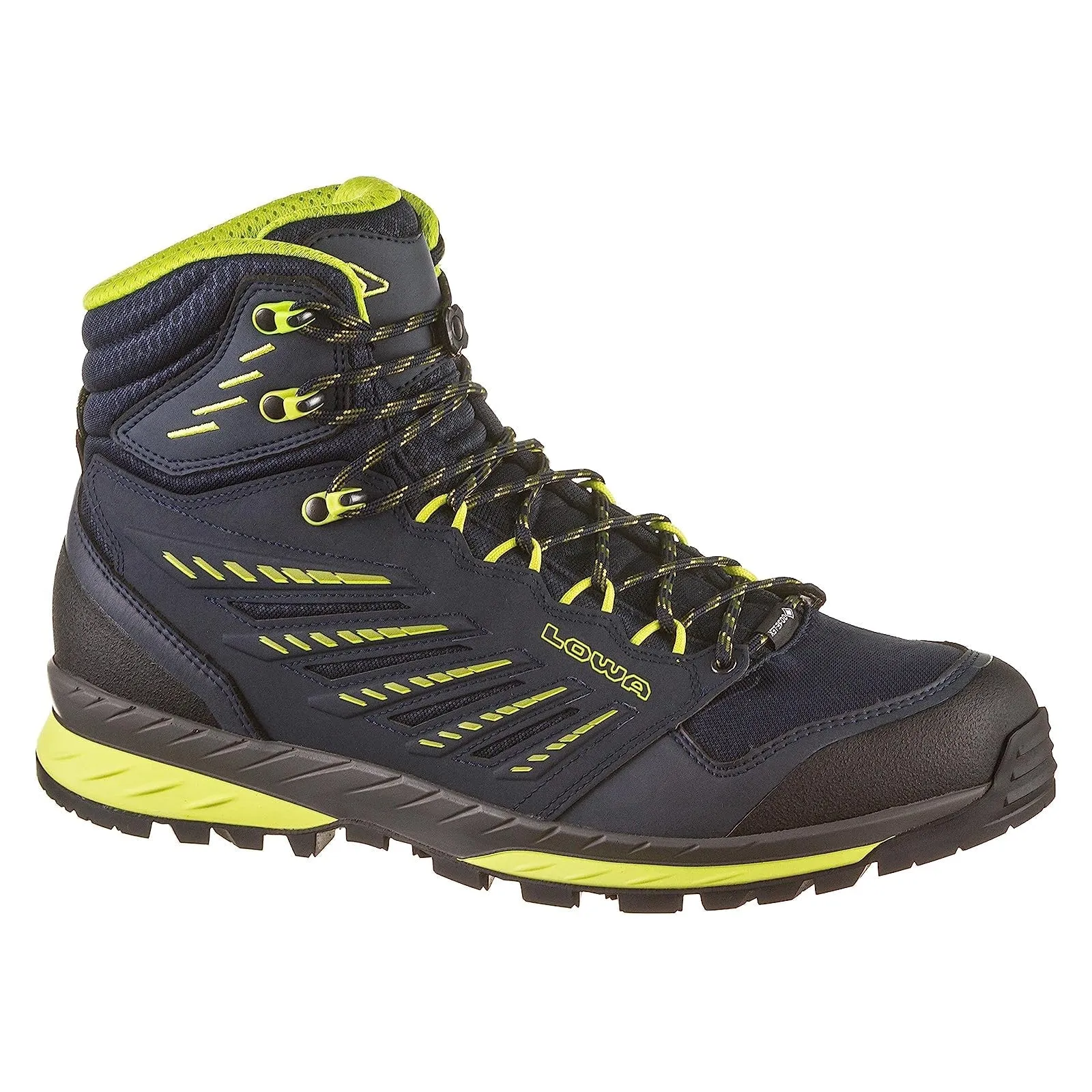 Chaussures de randonnée imperméables pour hommes Lowa Trek Evo GTX Mid en textile synthétique