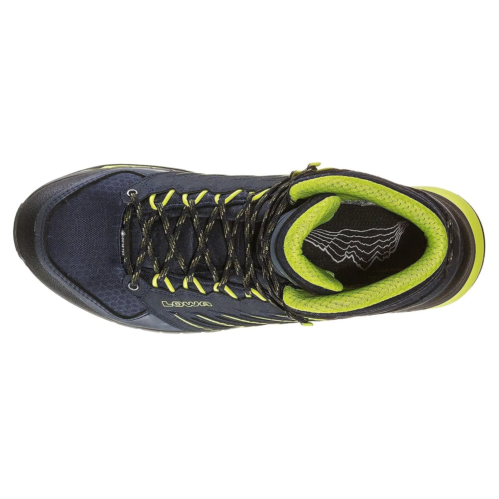Chaussures de randonnée imperméables pour hommes Lowa Trek Evo GTX Mid en textile synthétique
