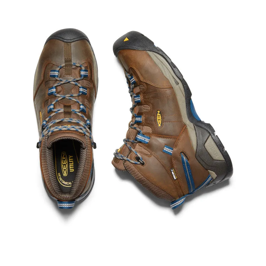 Botte étanche Detroit XT pour homme (embout d'acier) | Cascade Marron/Orion Bleu