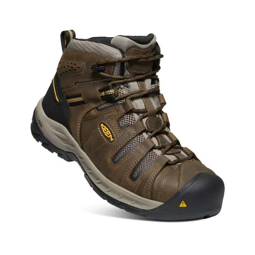 Botte Flint II pour homme (embout d'acier) | Cascade marron/verge d'or