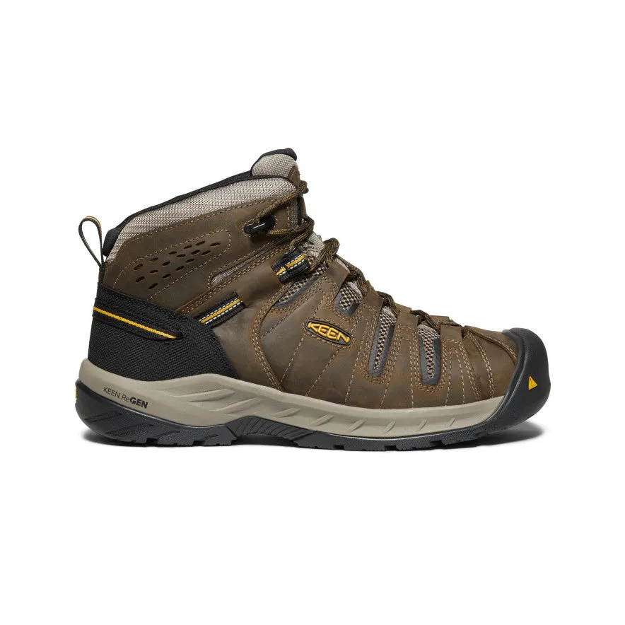 Botte Flint II pour homme (embout d'acier) | Cascade marron/verge d'or