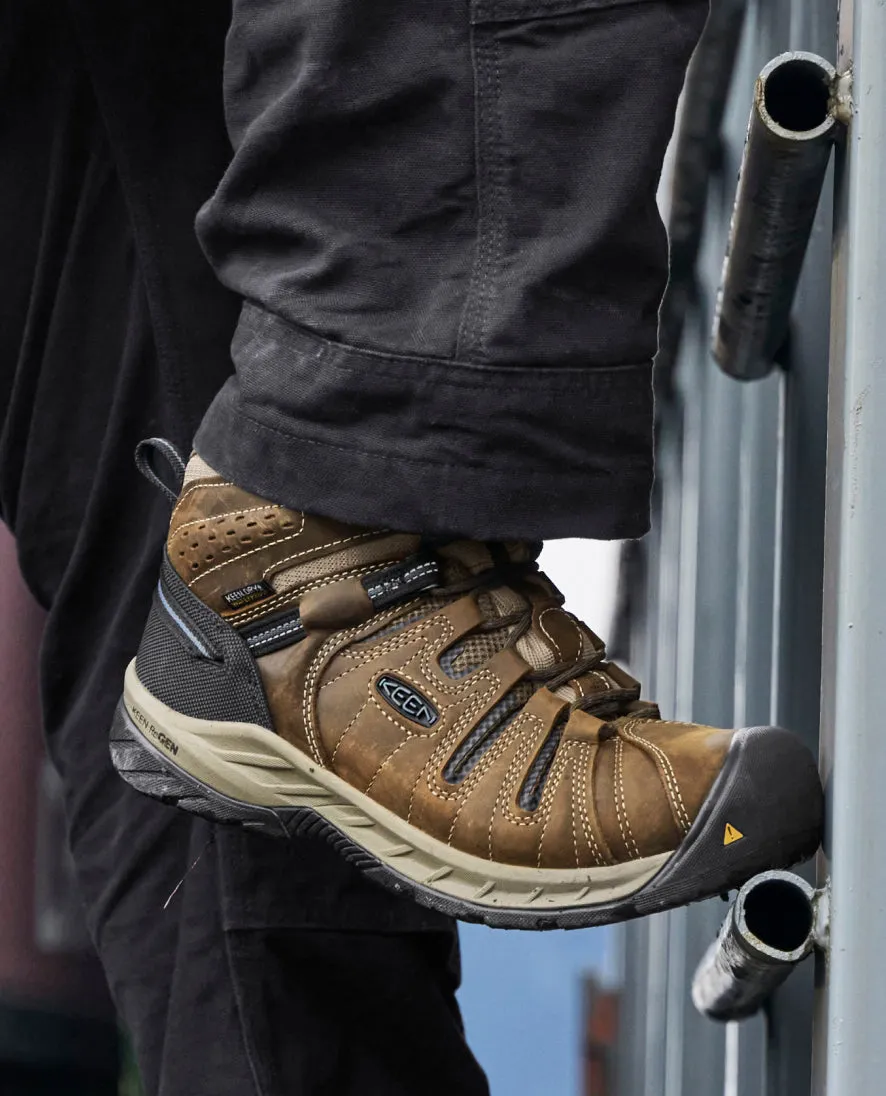 Botte imperméable Flint II pour homme (embout d'acier) | Cascade Marron/Orion Bleu