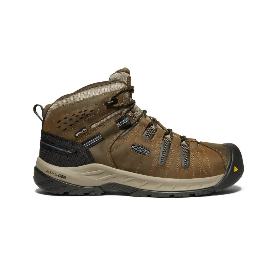 Botte imperméable Flint II pour homme (embout d'acier) | Cascade Marron/Orion Bleu