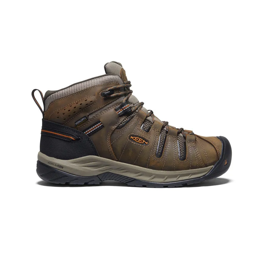 Chaussure Flint II Imperméable Mi-Haute pour Homme (Bout Souple) | Noir Olive/Brindle
