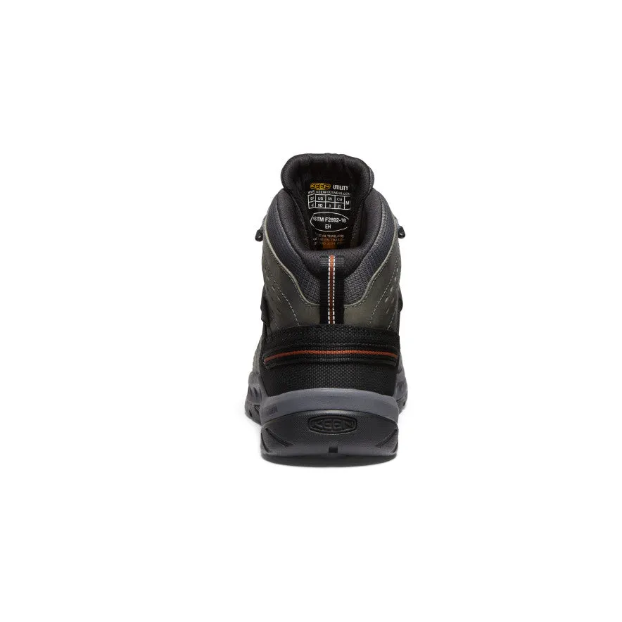 Chaussure Flint II Imperméable Homme Mi-Haute (Bout Souple) | Gris Acier/Carapace de Tortue