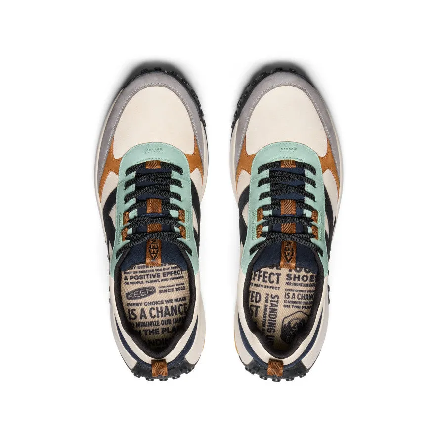 Baskets en cuir KS86 pour homme | Granite Green/Curry