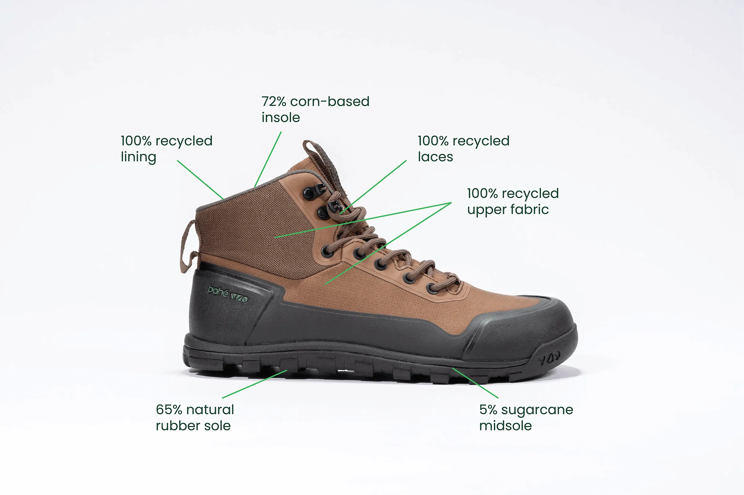 Chaussure de Randonnée Pieds Nus Homme Rediscover Grounding | Écorce