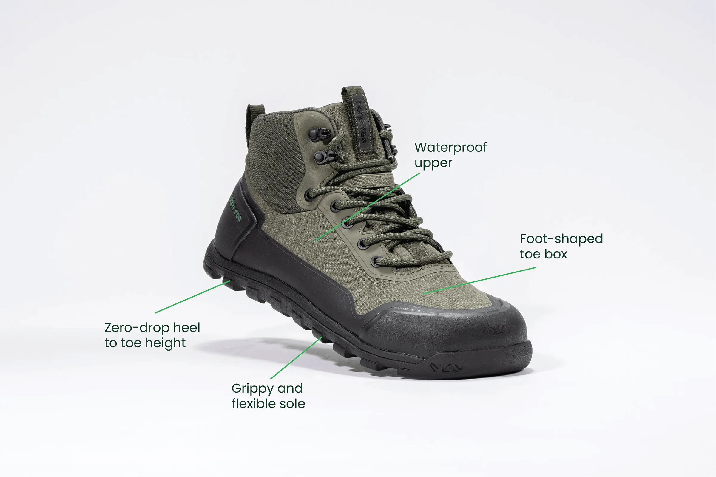 Chaussure de Randonnée Pieds Nus Homme Rediscover Grounding | Forêt