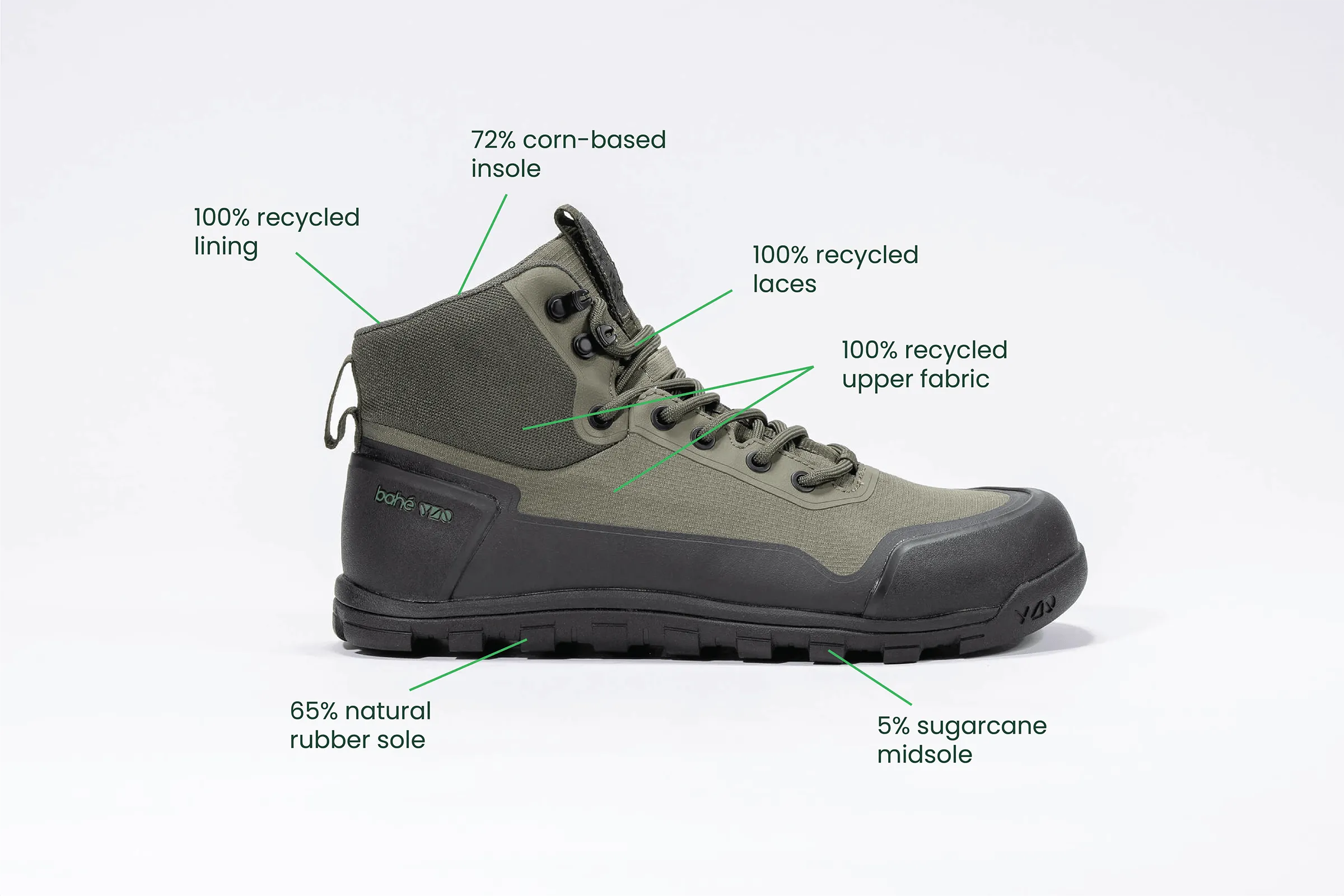 Chaussure de Randonnée Pieds Nus Homme Rediscover Grounding | Forêt