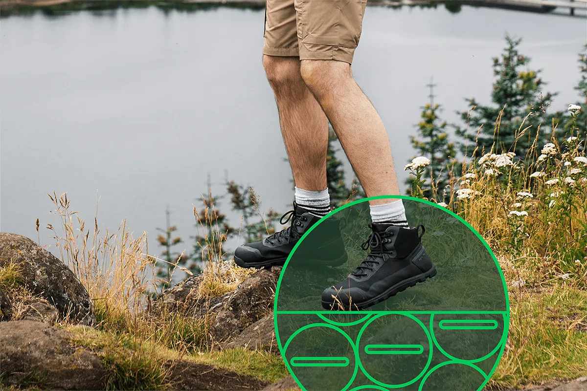 Chaussure de Randonnée Pieds Nus Homme Rediscover Grounding | Forêt