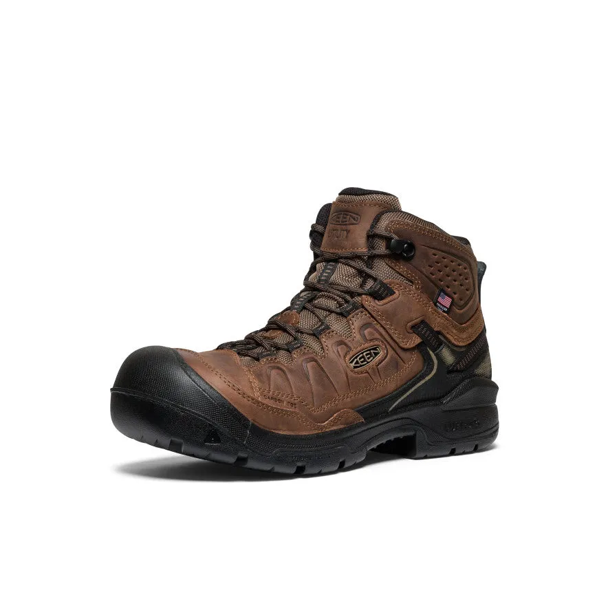 Botte de travail imperméable Targhee IV pour homme (embout en carbone) | Terre foncée/Noir