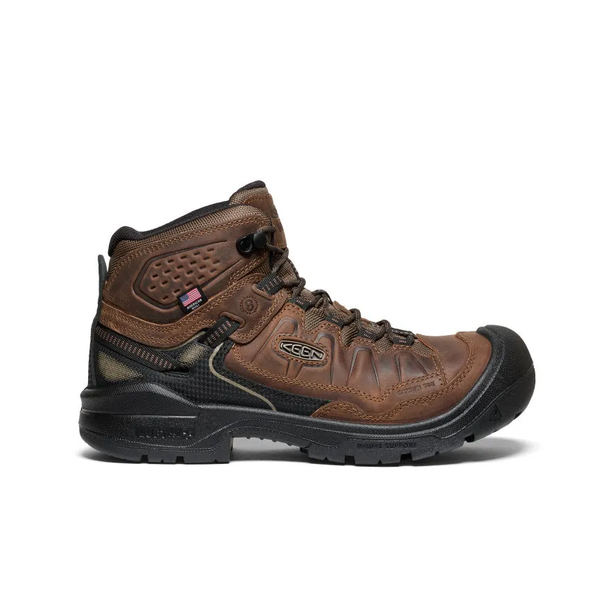 Botte de travail imperméable Targhee IV pour homme (embout en carbone) | Terre foncée/Noir