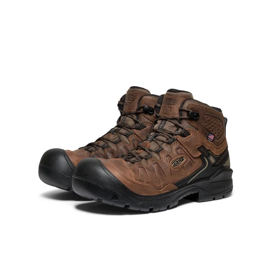 Botte de travail imperméable Targhee IV pour homme (embout en carbone) | Terre foncée/Noir