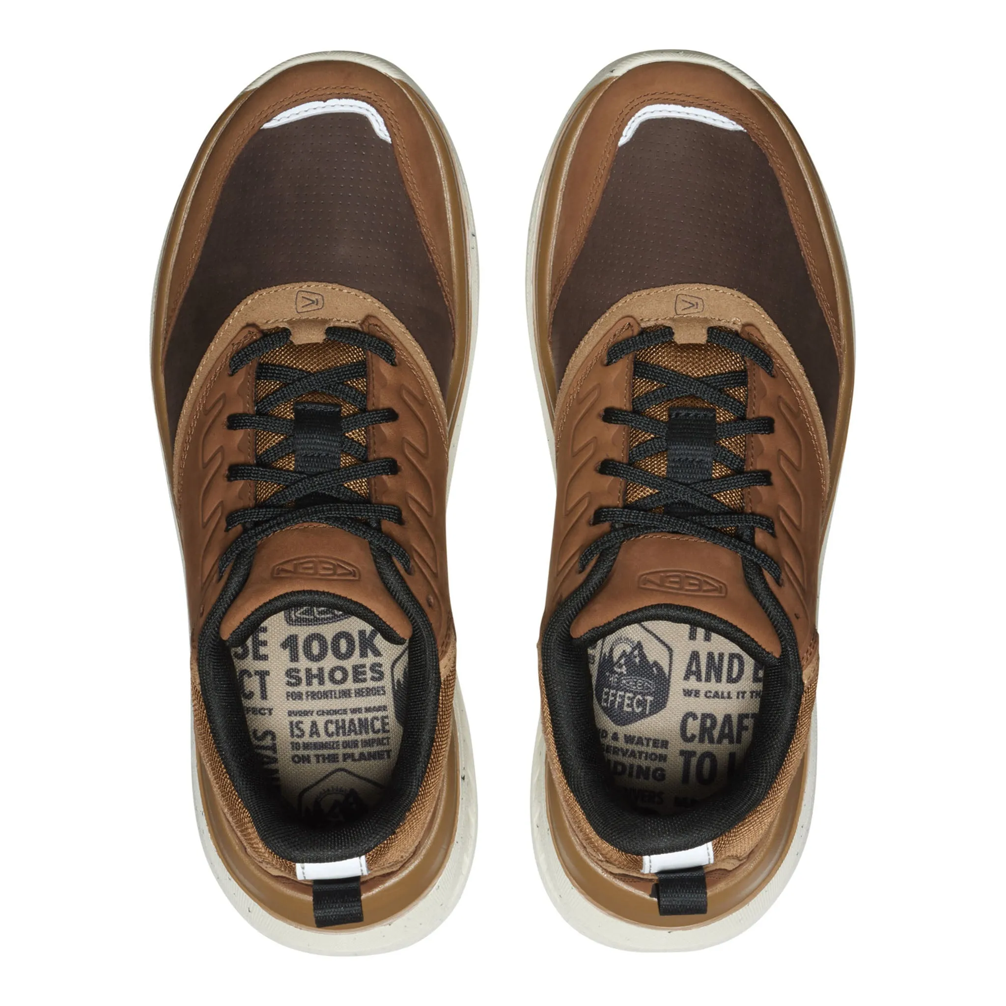 Chaussure de marche en cuir WK400 pour homme Bison/Noix de coco toastée