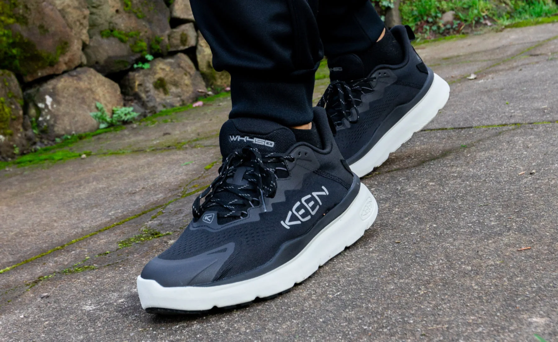 Chaussure de marche WK450 pour homme | Noir/Blanc étoilé