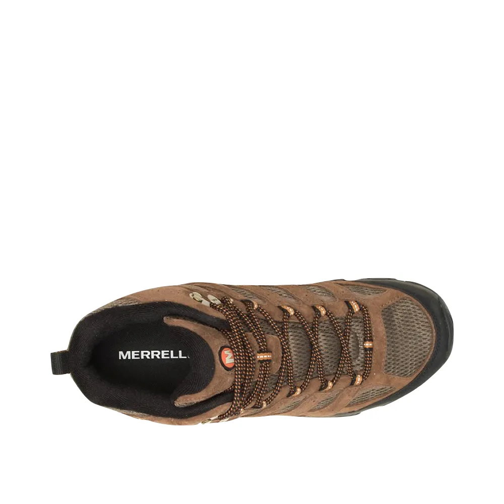 Chaussures de randonnée imperméables Merrell Moab 3 Mid pour homme en marron terre