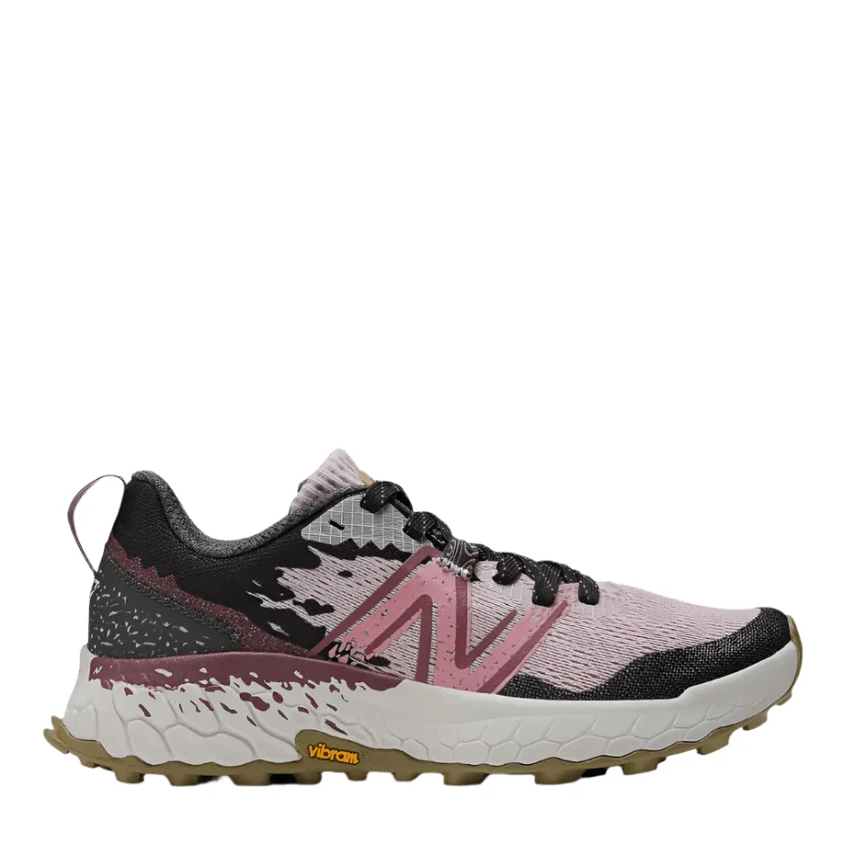 New Balance Chaussures de Trail Femme Hierro v7 en Rose Pierre/Blacktop/Bordeaux Lavé