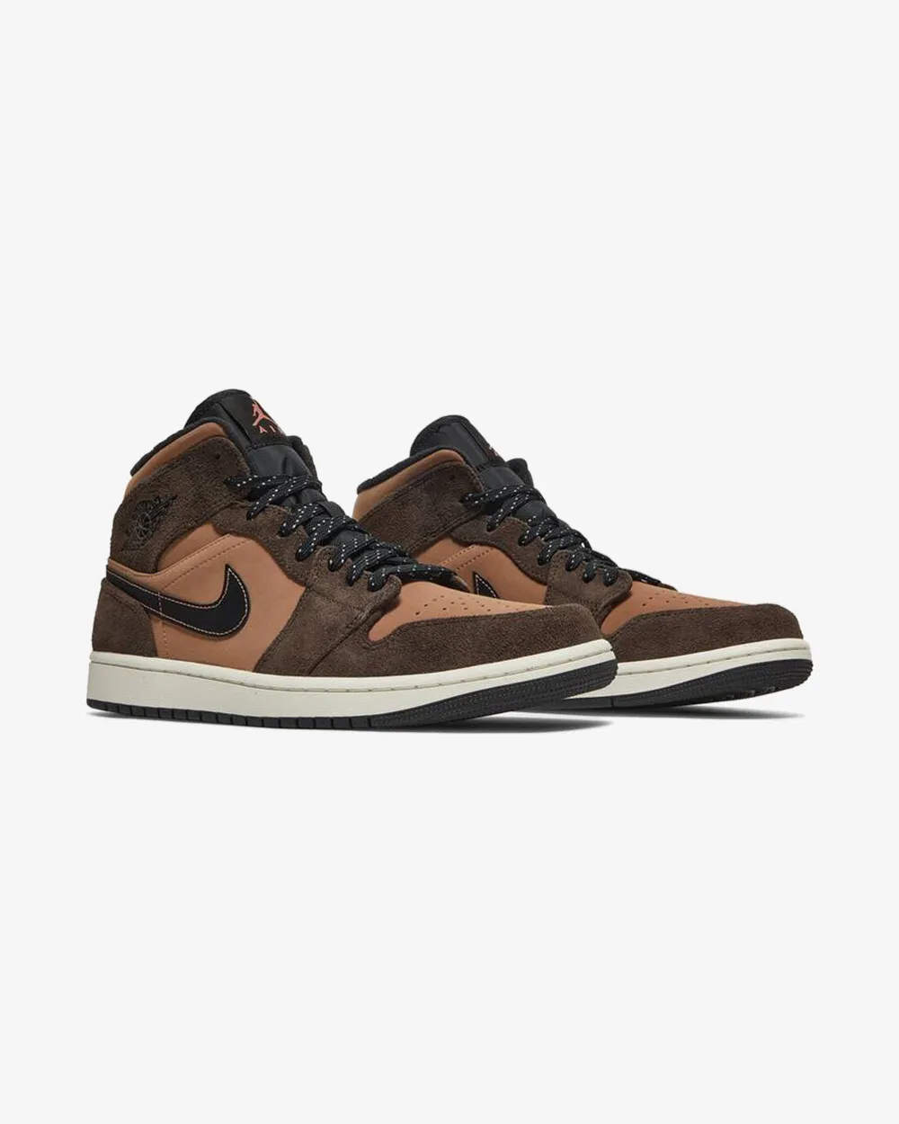 NIKE AIR JORDAN1 MID SE CHOCOLAT FONCÉ