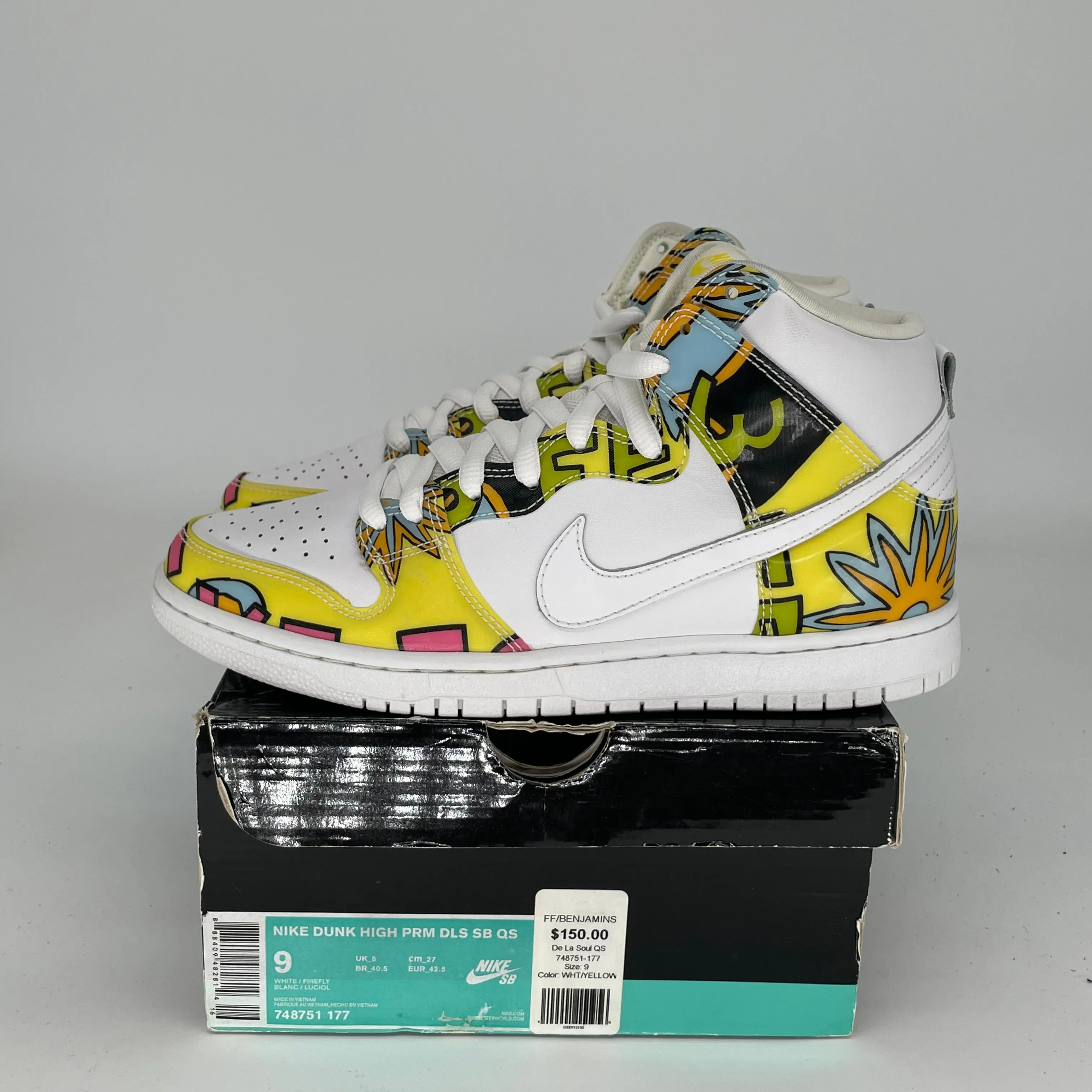 NIKE SB DUNK HAUTE DE LA SOUL TAILLE 9 748751-177