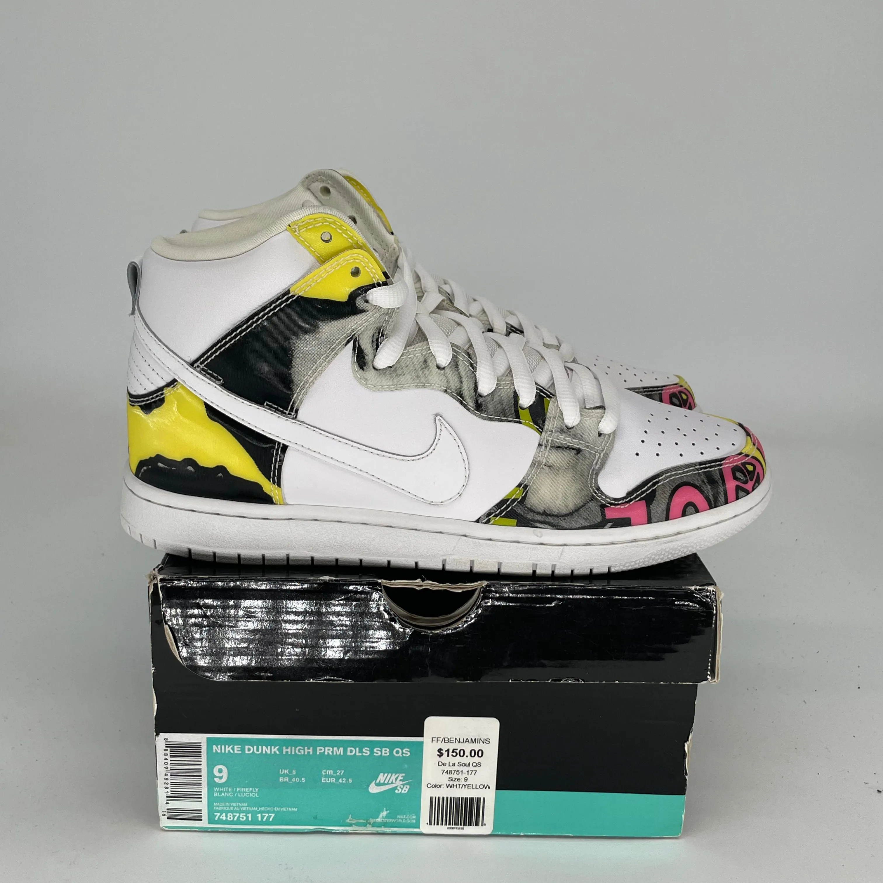 NIKE SB DUNK HAUTE DE LA SOUL TAILLE 9 748751-177