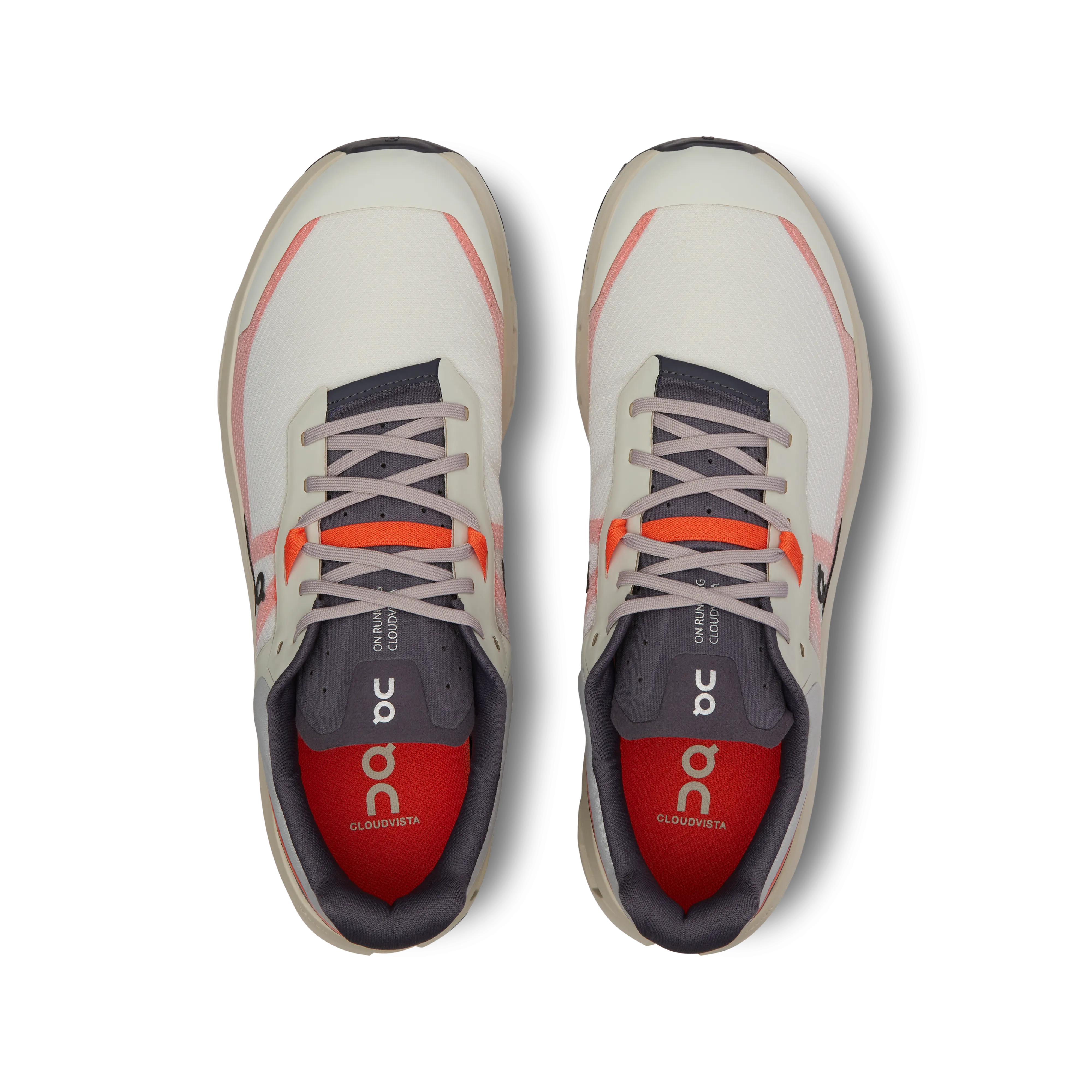 Chaussures de trail On Cloudvista 2 pour homme Glace/Flamme