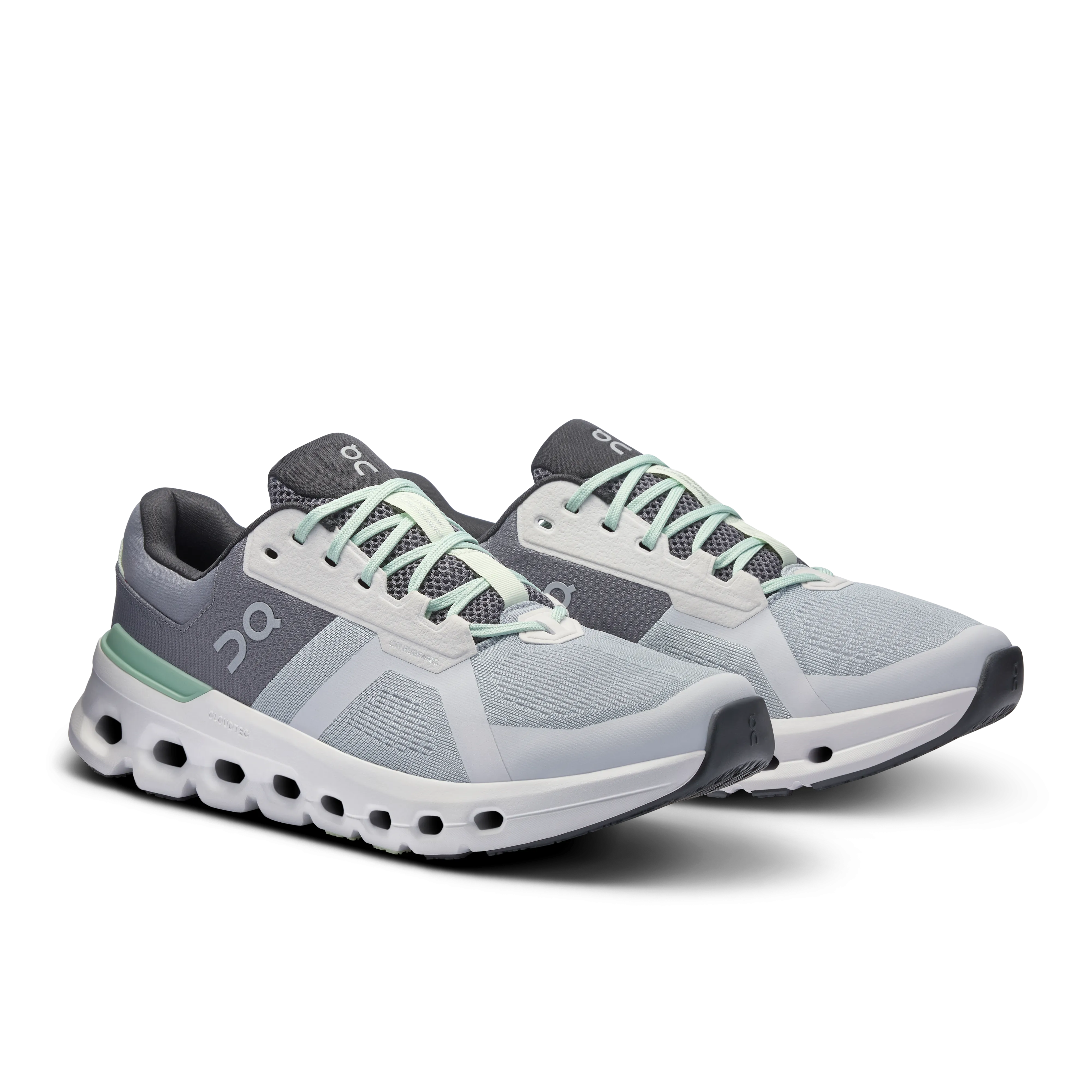 Chaussures On Running Cloudrunner 2 Wide pour Homme - Glacier / Sauge