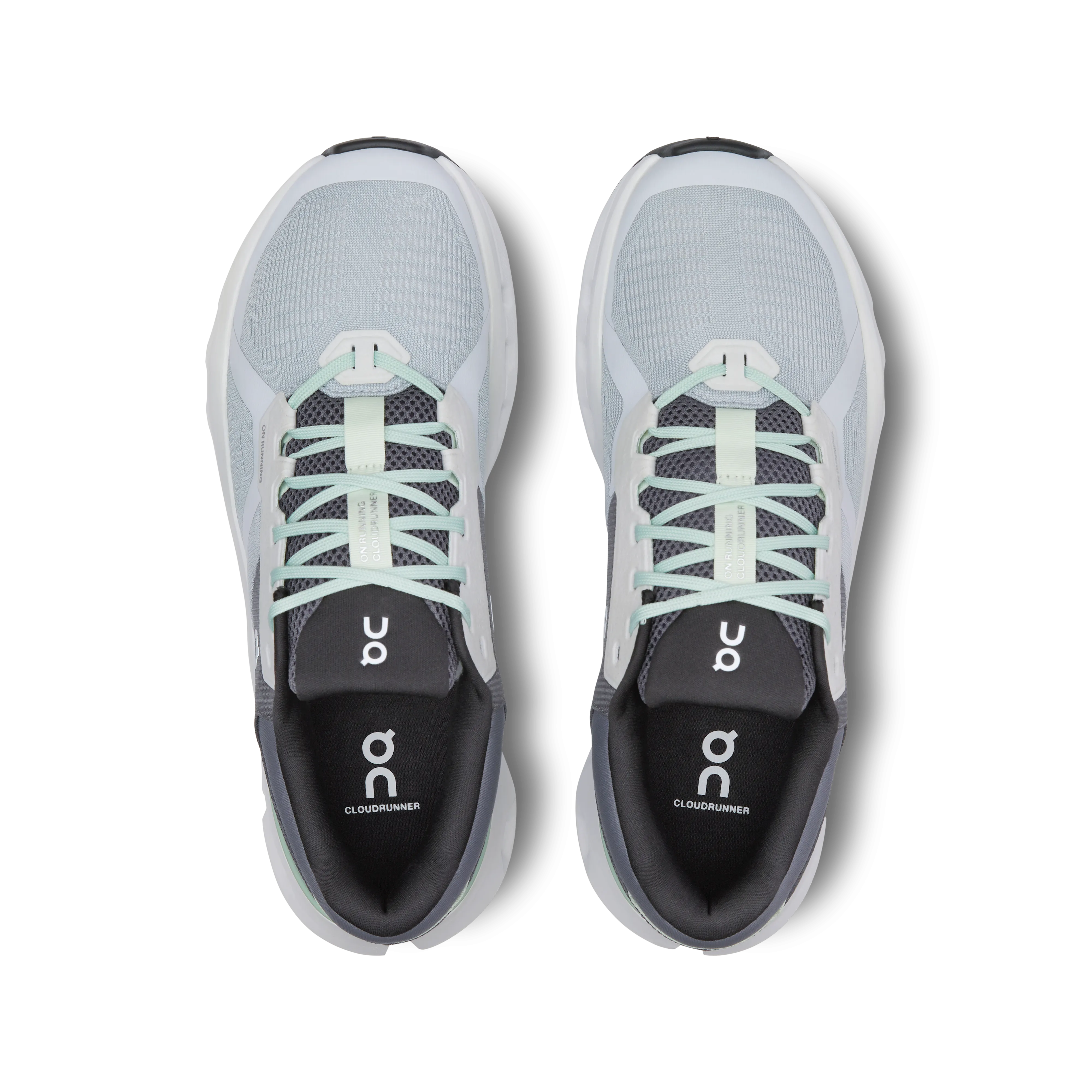 Chaussures On Running Cloudrunner 2 Wide pour Homme - Glacier / Sauge