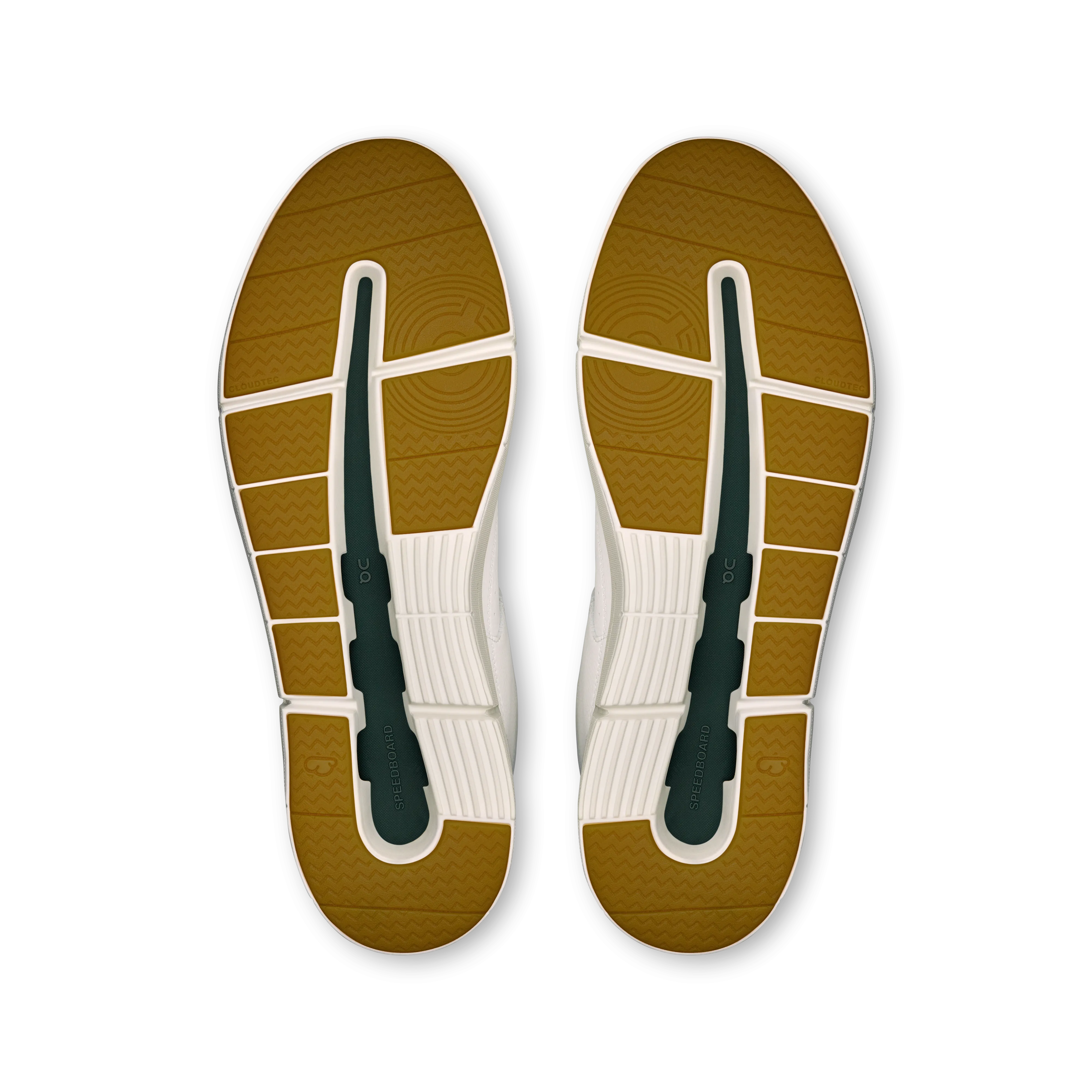 Chaussures On Running The Roger Clubhouse Mid pour Homme - Blanc / Vert Sapin