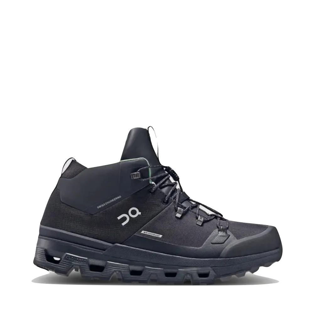 Bottes d'eau Cloudtrax sans laçage pour femme en noir