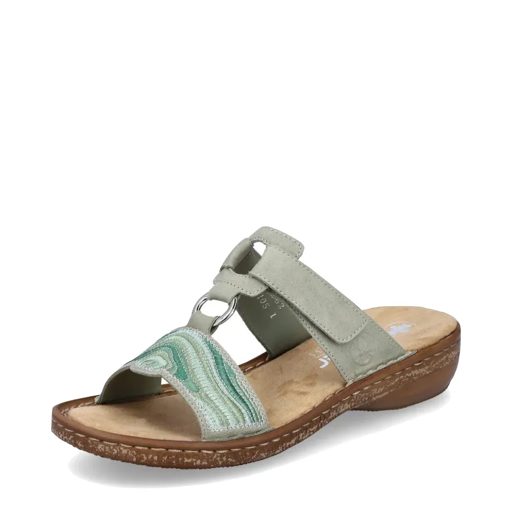 Rieker Sandales femme Regina 29 en pistache menthe