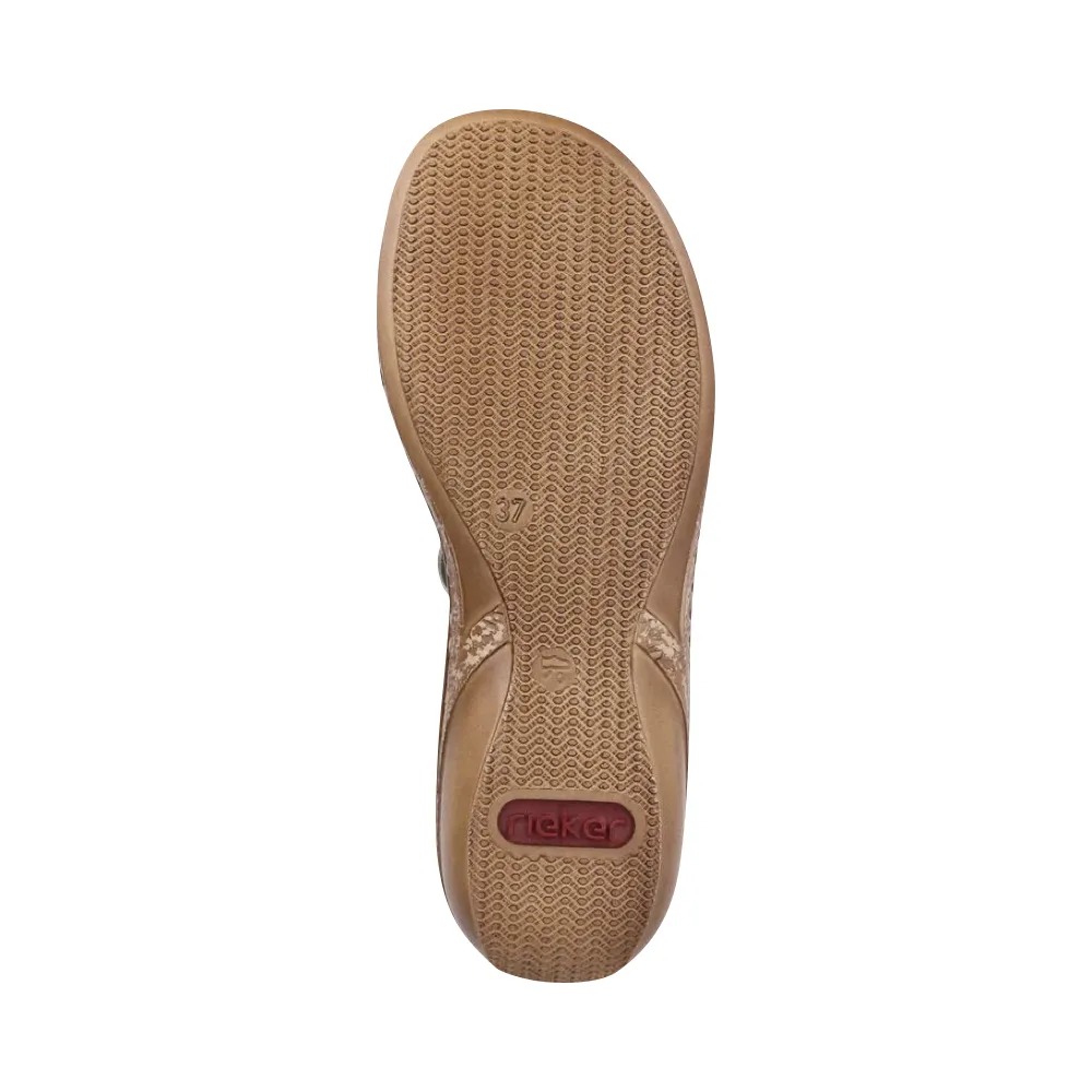 Rieker Sandales femme Regina 29 en pistache menthe