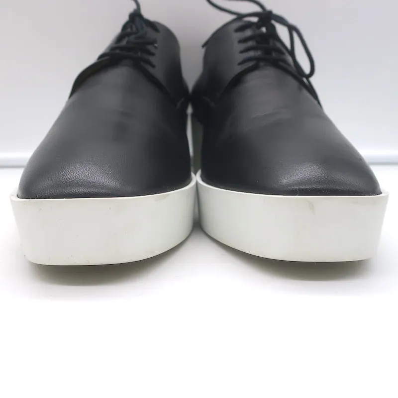 Robert Clergerie Lindsey Plateforme Wedge Oxfords Cuir Noir Taille 41