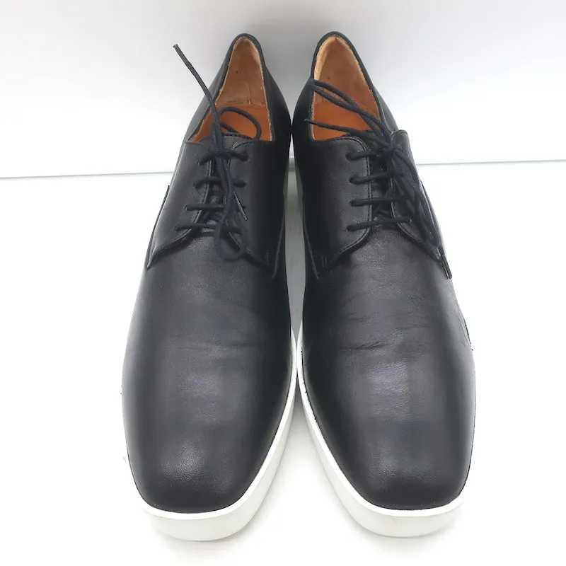 Robert Clergerie Lindsey Plateforme Wedge Oxfords Cuir Noir Taille 41