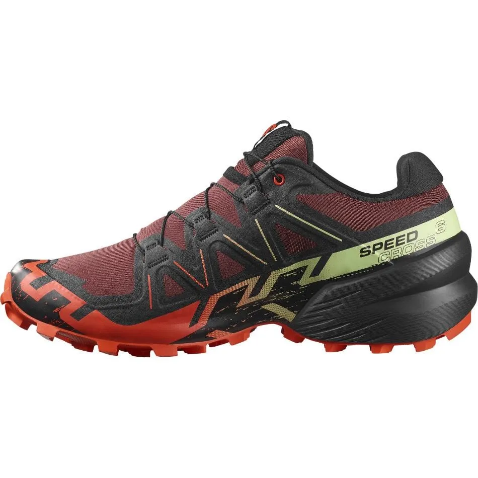 Salomon Speedcross 6 Chaussures de Trail Homme en Rum Raisin/Cerise Tomate/Cognac AW24