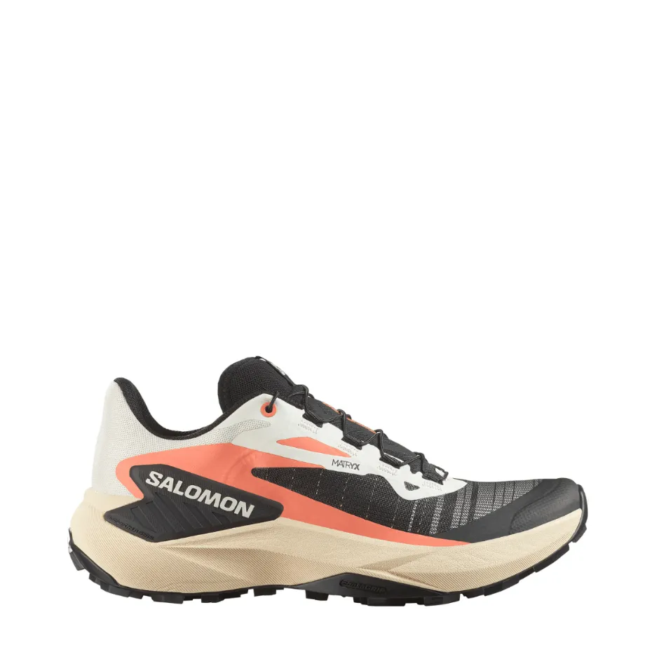 Chaussures de trail Salomon pour femmes Genesis en Fusion Coral/Tender Peach/Noir SS25