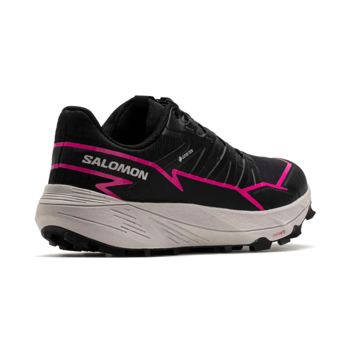 Salomon Thundercross Gore-Tex pour Femme Noir/Rose Fluorescent