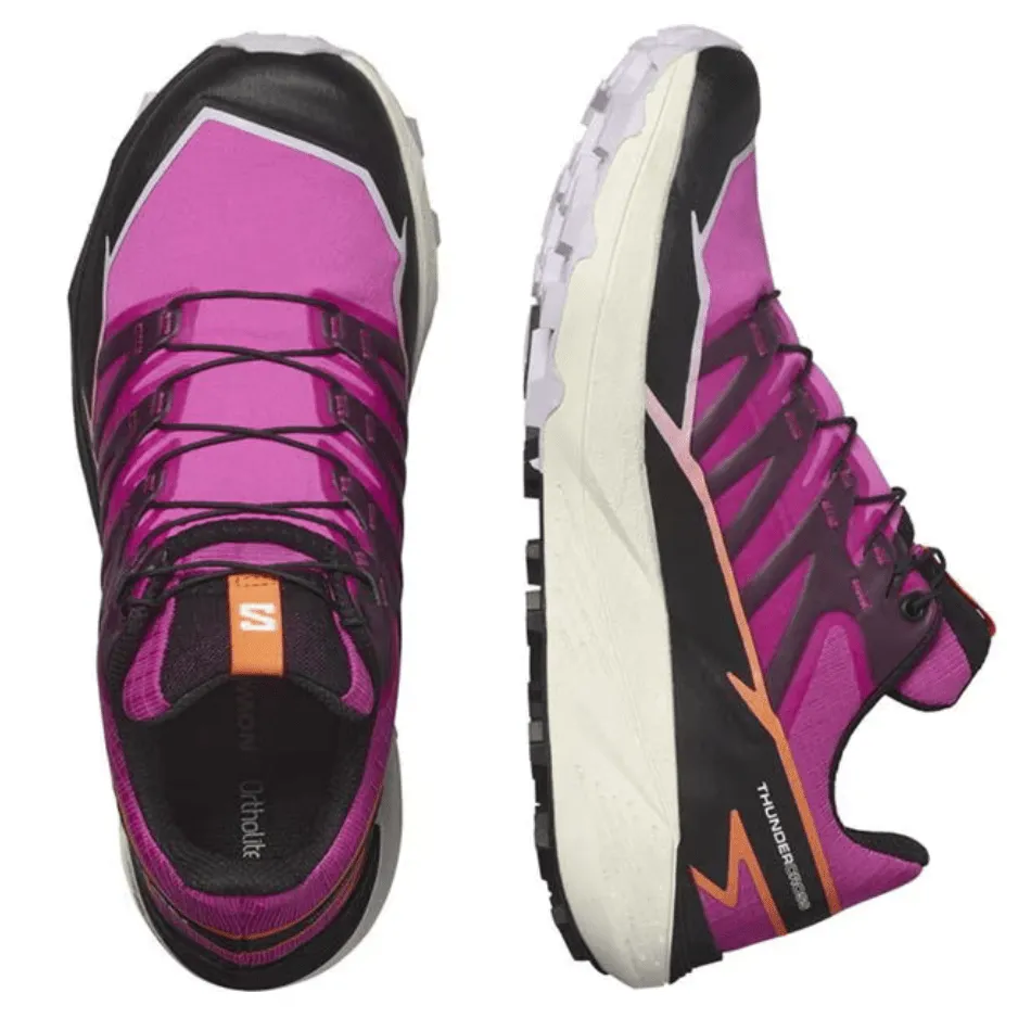 Chaussures de trail Thundercross pour femme Salomon en rose/noir