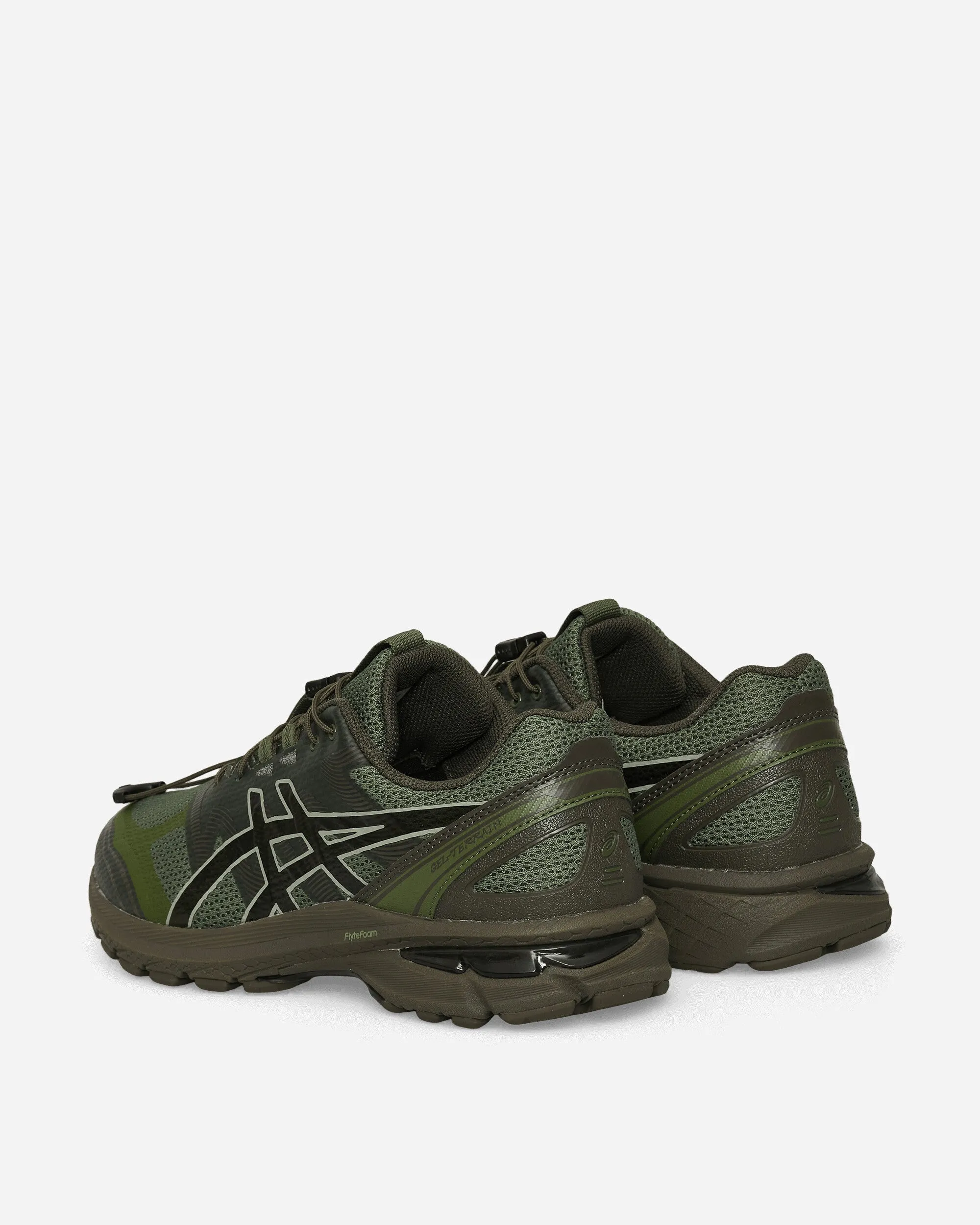 SANSAN GEAR GEL-Terrain Sneakers Bronze Vert / Goudron