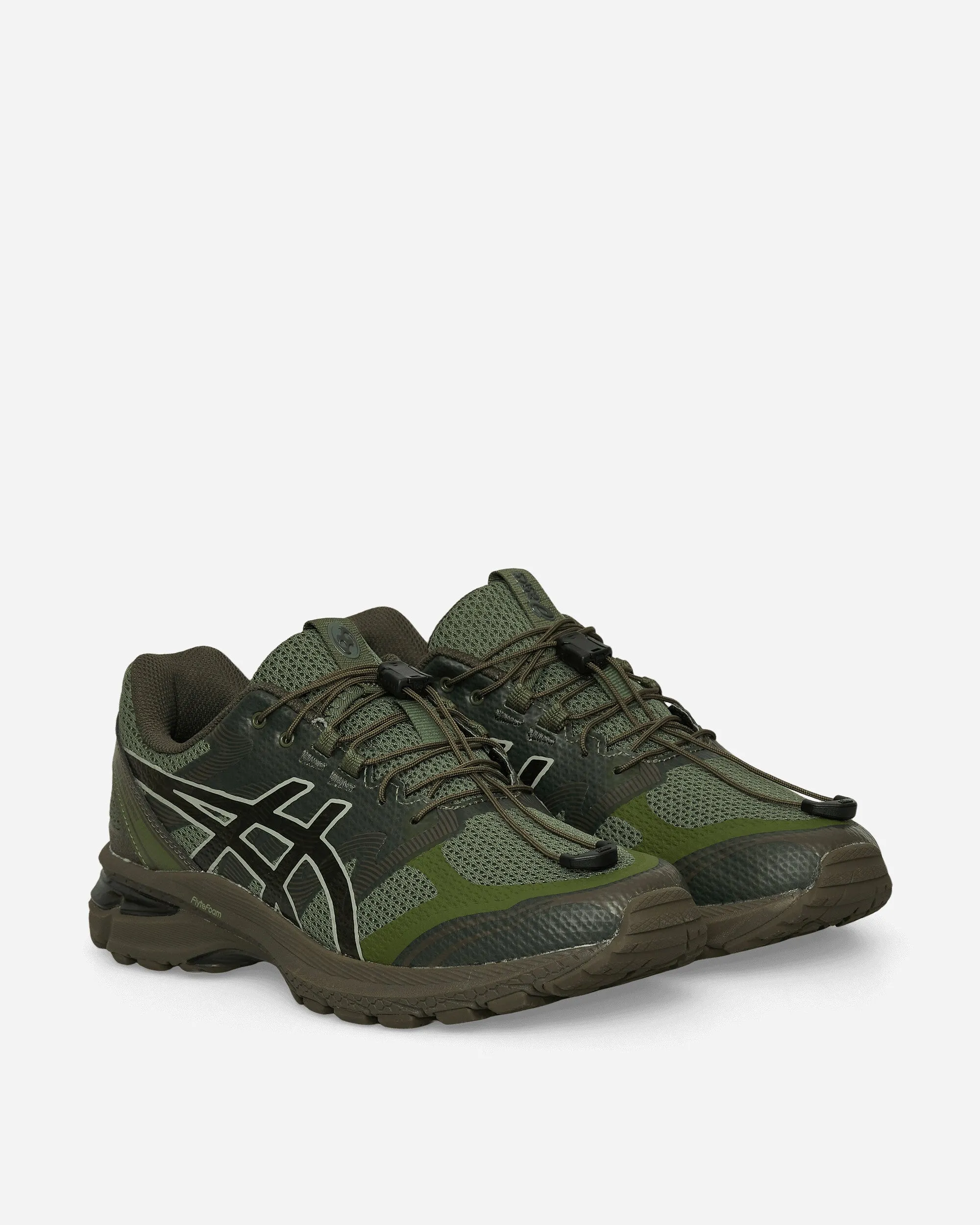 SANSAN GEAR GEL-Terrain Sneakers Bronze Vert / Goudron
