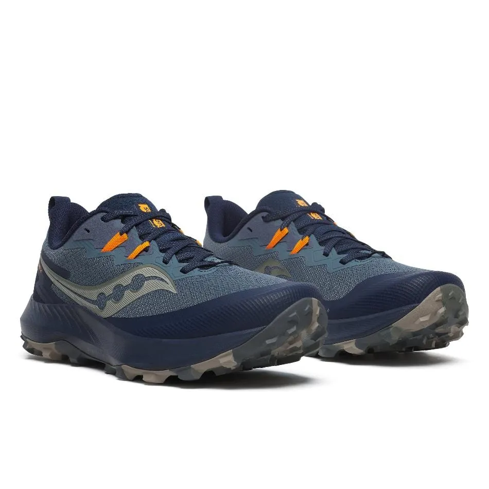 Chaussures de trail Saucony Peregrine 14 pour Homme en Dusk/Navy AW24