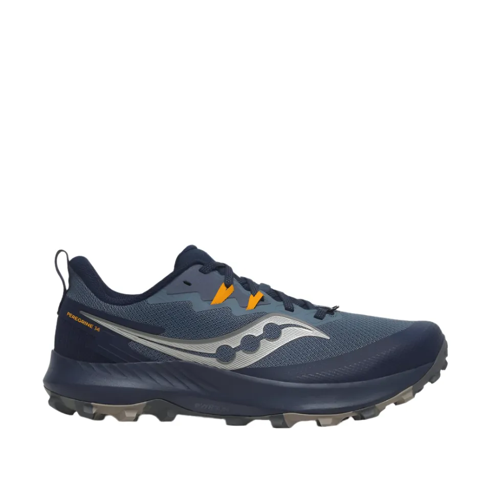 Chaussures de trail Saucony Peregrine 14 pour Homme en Dusk/Navy AW24