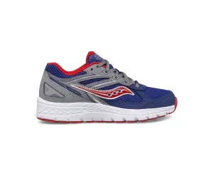 Saucony Shoes Cohesion 14 Lace Sneaker Navy/Red (1Y-7Y)