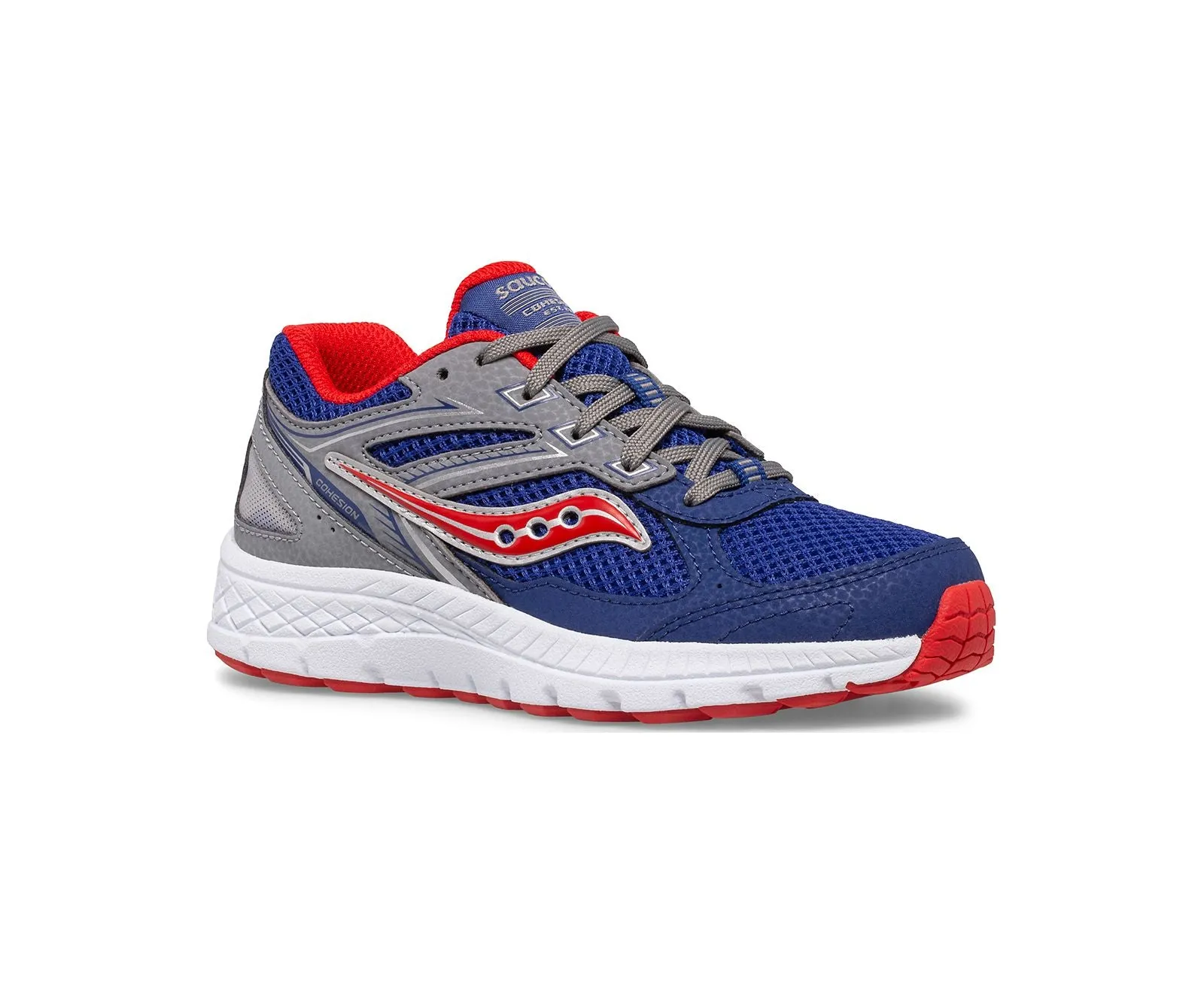 Chaussures Saucony Cohesion 14 à lacets Marine/Rouge (1A-7A)