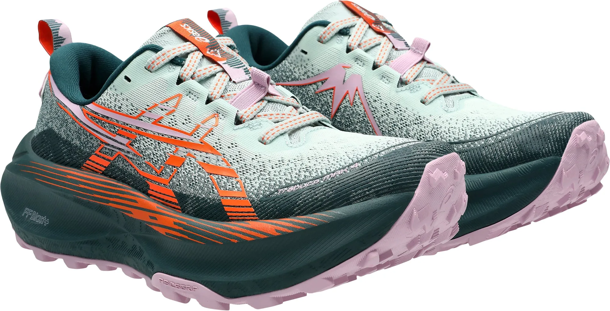 Chaussures Asics Asics Trabuco Max 4 pour Femme - Chaussures de Trail - Vert