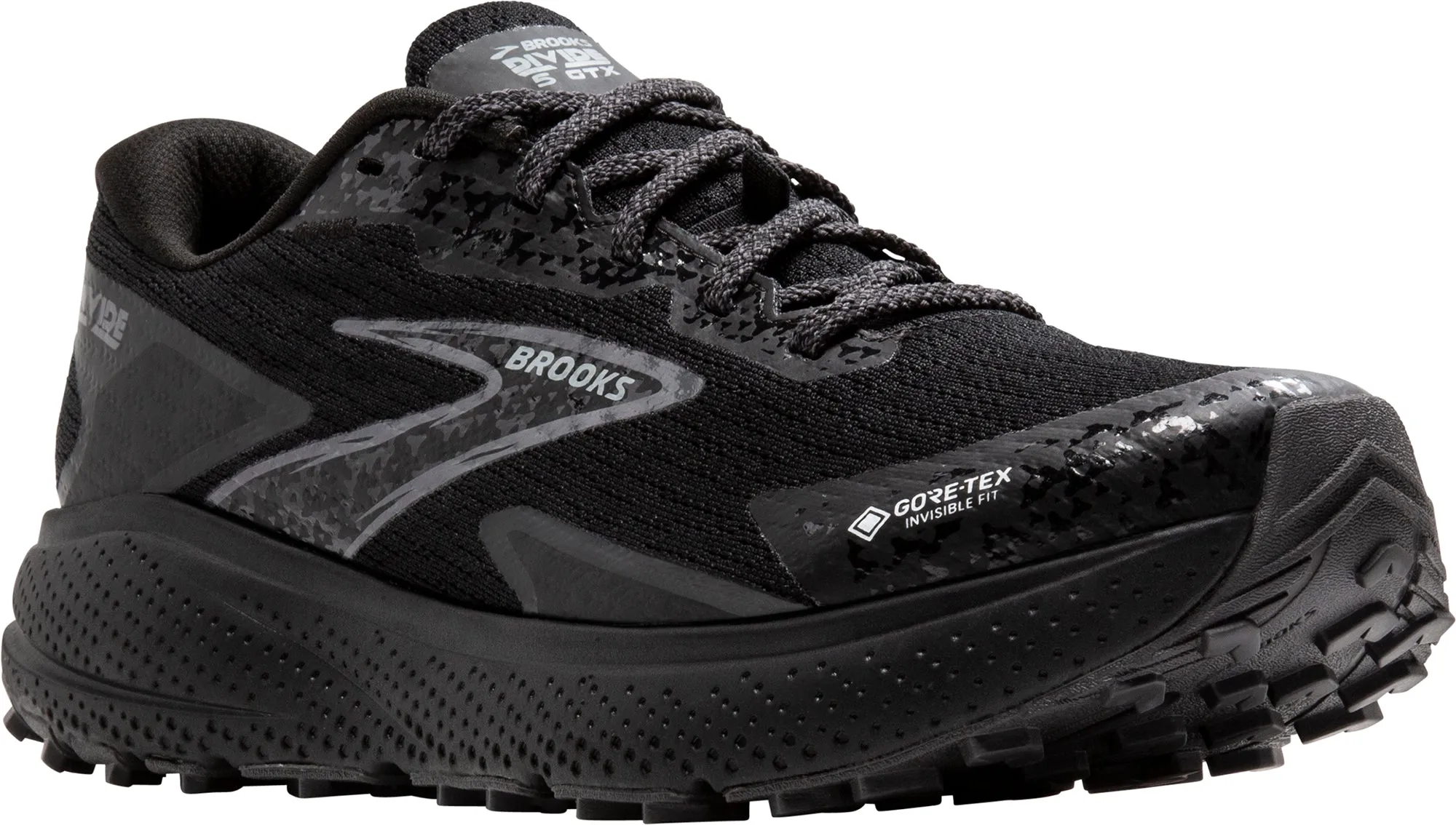 Chaussures de trail Brooks Divide 5 GORE-TEX pour femme - Noir