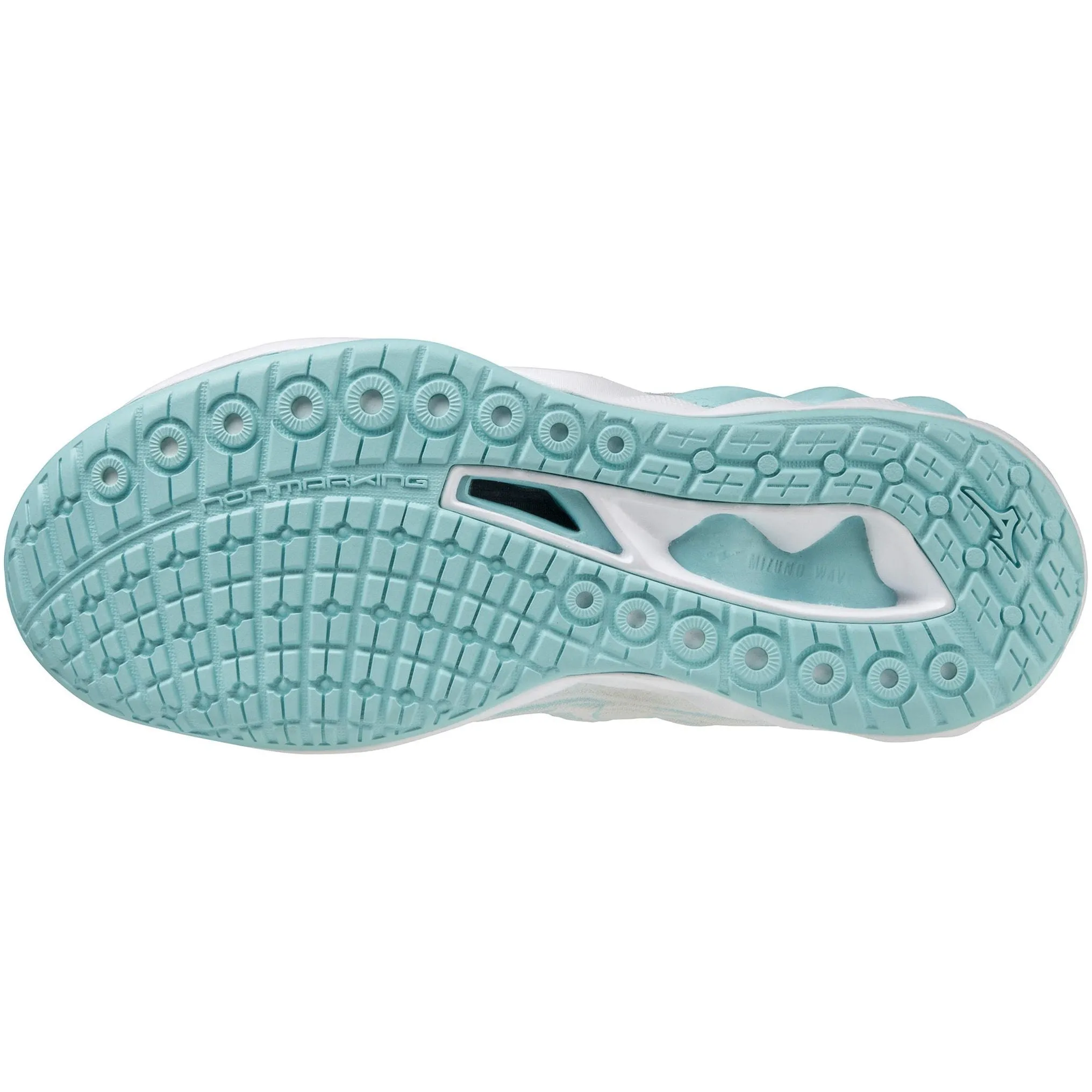 Chaussures Mizuno Mizuno Wave Luminous 2 pour Femme - Chaussures de Netball - Blanc