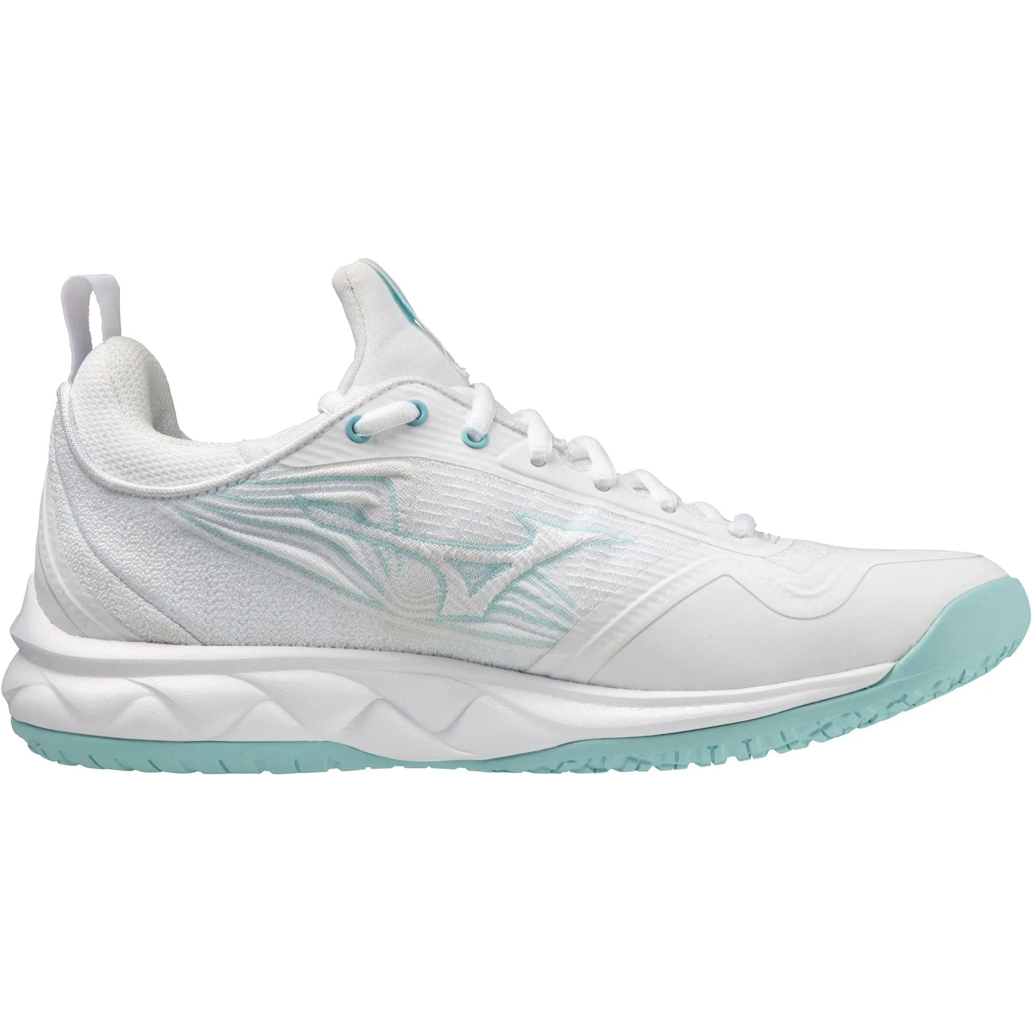 Chaussures Mizuno Mizuno Wave Luminous 2 pour Femme - Chaussures de Netball - Blanc